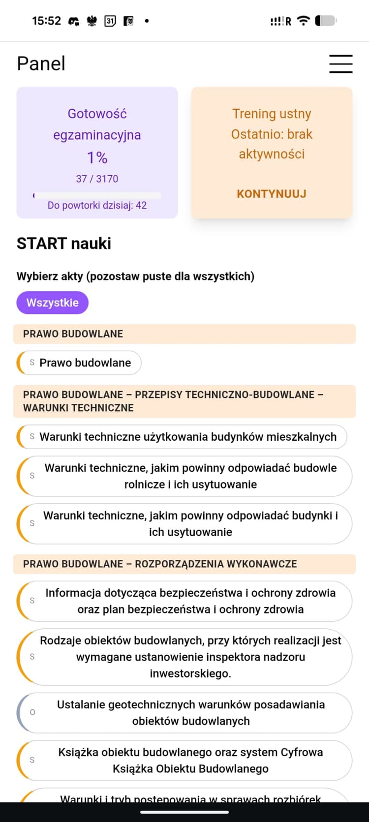 telefon z panelem użytkownika aplikacji